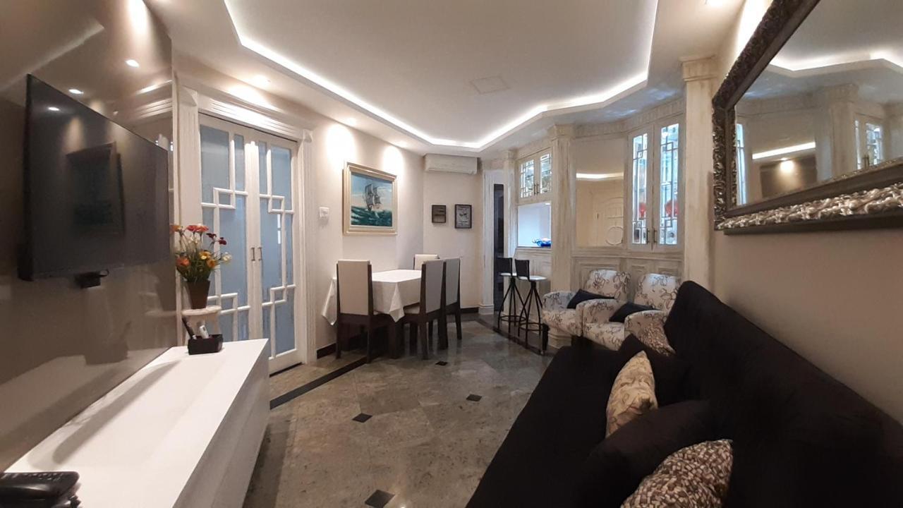 Lindo Flat No Edificio Cosmopolitan, Com Garagem E Piscina Apartment Santos  Exterior foto