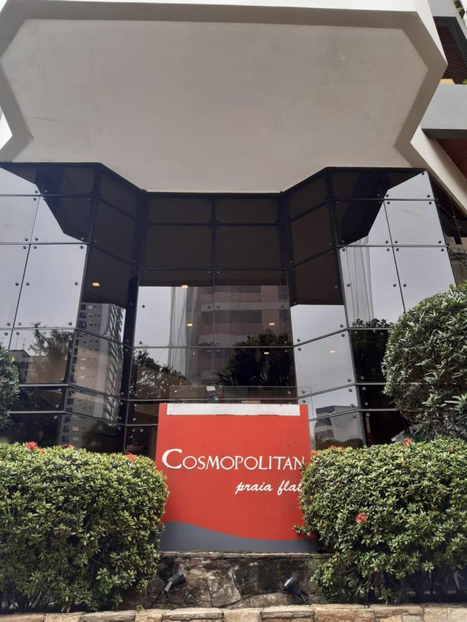 Lindo Flat No Edificio Cosmopolitan, Com Garagem E Piscina Apartment Santos  Exterior foto